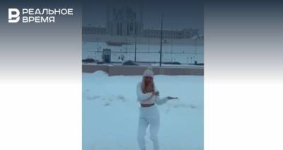 В Казани вновь сняли видео с танцем на фоне мечети «Кул-Шариф»
