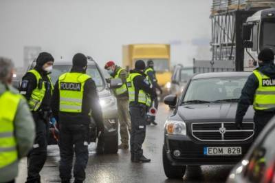 Полиция Литвы не будет заранее сообщать пункты контроля, ужесточит проверки