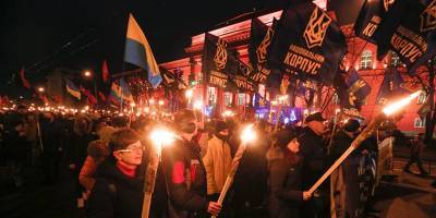 В Киеве националисты устроили шествие в память о Степане Бандере