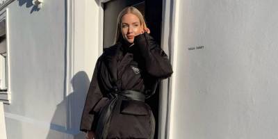 Instagram-тренд: как модницы носят пуховик с поясом этой зимой