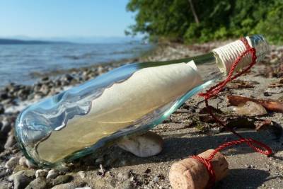 На Бермудских островах нашли выброшенную морем бутылку с необычной запиской