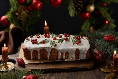 Английский рождественский кекс с орехами и сухофруктами: Пошаговый рецепт