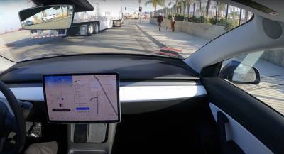 Видео: Автопилот Tesla FSD без помощи (ну, почти) водителя совершил поездку из Сан-Франциско в Лос-Анджелес