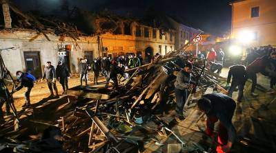 В нескольких регионах Хорватии объявлен режим катастрофы из-за последствий землетрясения