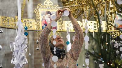 ФОТОФАКТ: В Свято-Николаевском гарнизонном соборе Бреста православные верующие готовятся к празднованию Рождества Христова