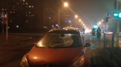 В Минске на пр.Рокоссовского легковушка сбила пешехода