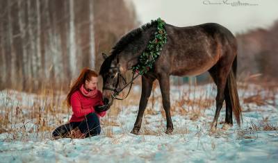 Настоящие русские традиции для жителей Тюмени: зимняя фотосъёмка с лошадью