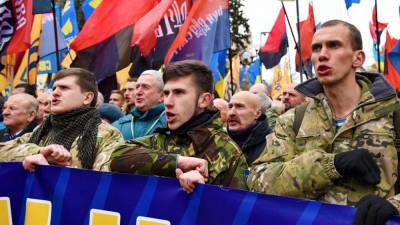 Бывшая «АТОшница» выгнала посетительницу из кофейни за критику флага украинских националистов