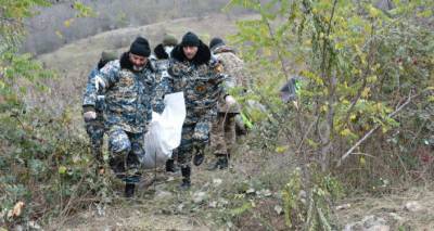 Найдены тела 6 военных и 3 гражданских лиц: Госслужба ЧС Карабаха о поисковых работах