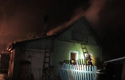 Мужчина погиб при пожаре в жилом доме в Полоцком районе