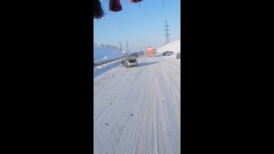 Массовое ДТП произошло на трассе Кемерово-Новокузнецк