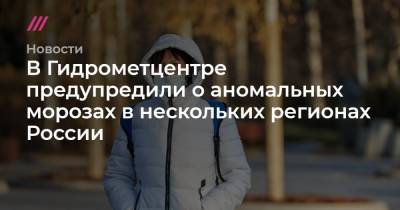 В Гидрометцентре предупредили о аномальных морозах в нескольких регионах России