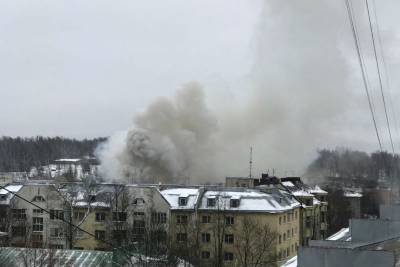 В Выборге загорелась квартира по Ульяновской улице
