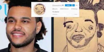 В стиле «пушистого Иисуса». The Weeknd изменил фото профиля в Instagram на неудачный рисунок фаната