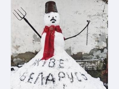 Белорус из Гомеля пошел под суд из-за снеговика с усами