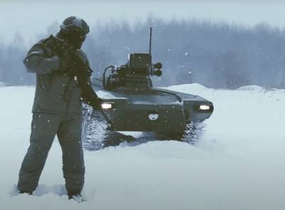 Новый российский боевой робот «Маркер»: готов к марш-броску на 200 км