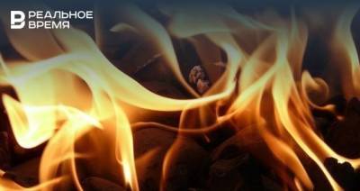На пожаре в Казани погибла пожилая женщина