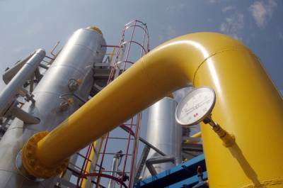 Транзит газа в Европу по украинской ГТС за год уменьшился более чем на треть