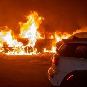 В Ивано-Франковске судье сожгли машину