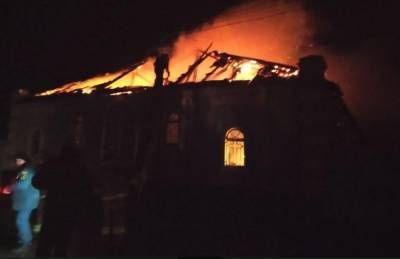 В Горловке сгорела церковь Василия Великого