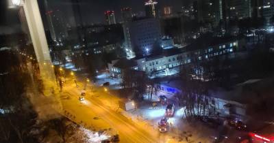 В Новосибирске загорелся МРТ-центр