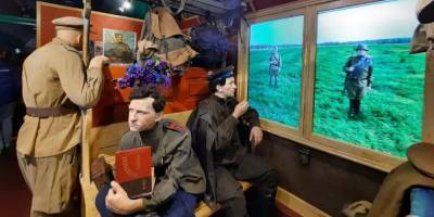 Передвижной музей "Поезд Победы" вернулся на Белорусский вокзал