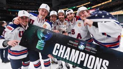 Сборная США обыграла команду Канады в финале молодежного чемпионата мира по хоккею