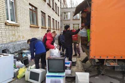 Почти 40 тонн отработанной электроники собрали в Тамбовской области