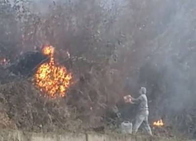 В Краснодарском крае горят леса: виноваты поджигатели