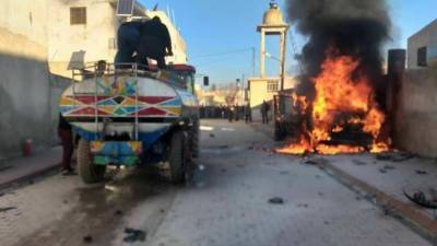 Заминированный автомобиль взорвался на севере Сирии