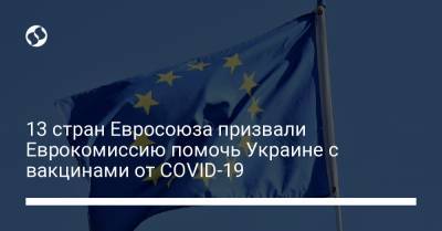 13 стран Евросоюза призвали Еврокомиссию помочь Украине с вакцинами от COVID-19