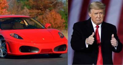 На аукционе продадут Ferrari президента Дональда Трампа