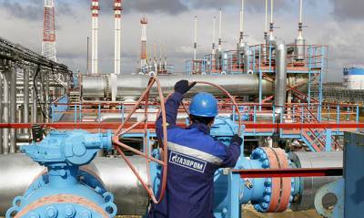 "Газпром" на треть сократил транзит газа через Украину