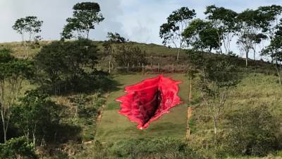 В Бразилии установили 33-метровую железобетонную вагину