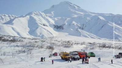 При обвале ледяной глыбы на Камчатке пострадали несколько человек