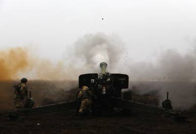 На Донбассе снова стреляла тяжелая артиллерия