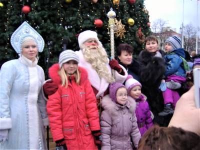 Вильнюсская ёлка встретила и православное Рождество - в 2012-м году