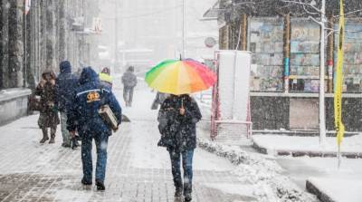 В Украину идут морозы и снег