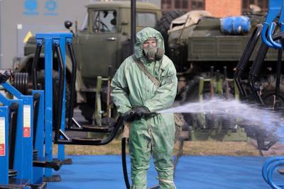 Военные займутся уничтожением коронавируса в Петербурге