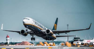 Ryanair до весны приостанавливает 70% авиарейсов из Киева