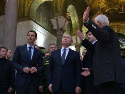 Через год раскрылись подробности посещения Путиным мечети в сирийской столице