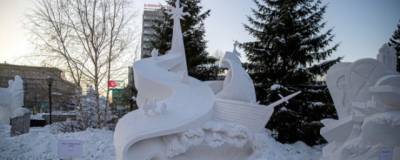 В Новосибирске определили победителей фестиваля снежной скульптуры