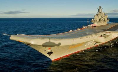 В Сеть попали первые снимки с реконструкции российского авианосца «Адмирал Кузнецов»