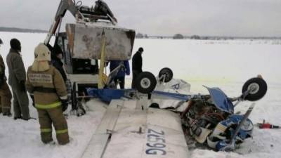 Легкомоторный самолет разбился под Петербургом