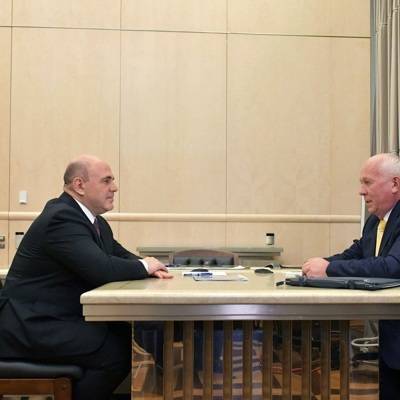 Михаил Мишустин провел встречу с главой Ростеха Сергеем Чемезовым