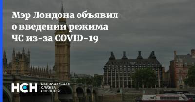 Мэр Лондона объявил о введении режима ЧС из-за COVID-19