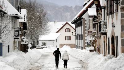 В Испании из-за снегопадов Филомены введен высший уровень опасности