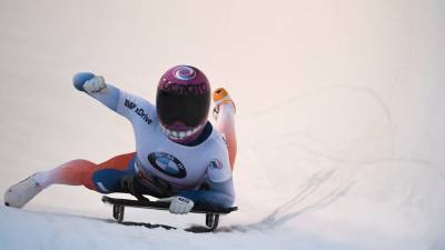 Никитина выиграла чемпионат Европы по скелетону