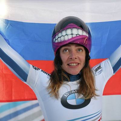 Елена Никитина заняла первое место в скелетоне на чемпионате Европы