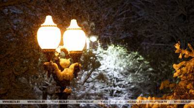 ФОТОФАКТ: Снежный вечер в Минске